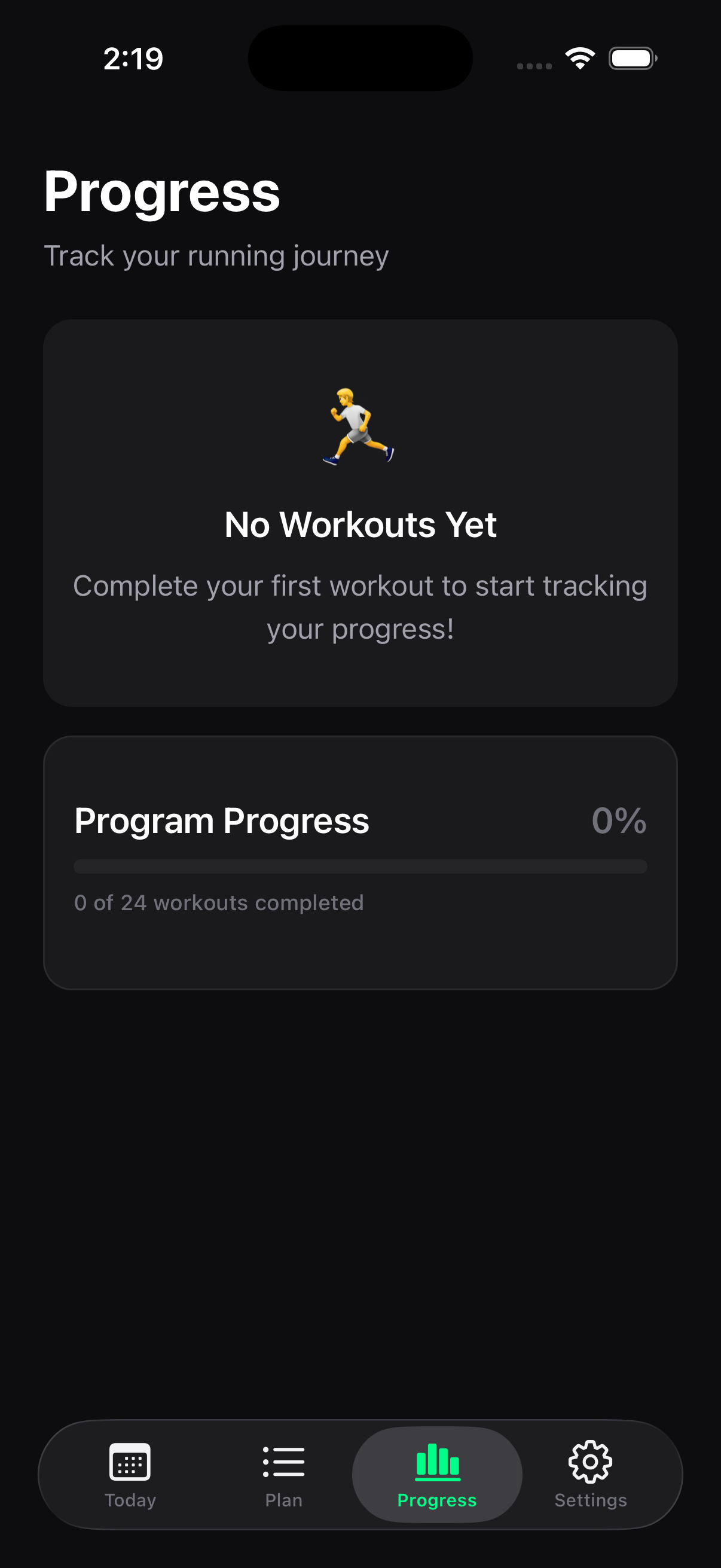 Progress tracking